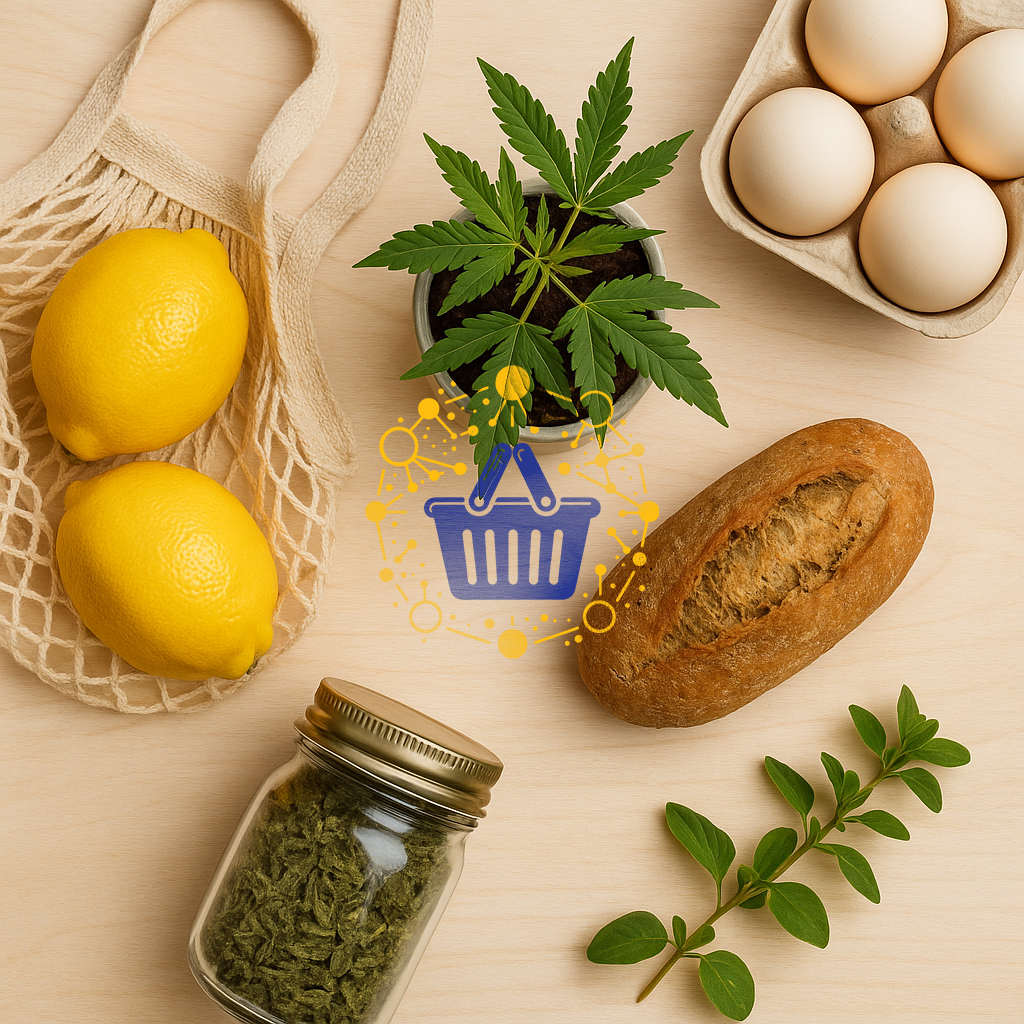 Wholesale buyer checklist with herbal product context — smart sourcing, lab testing, and ethical distribution themes in visual balance.