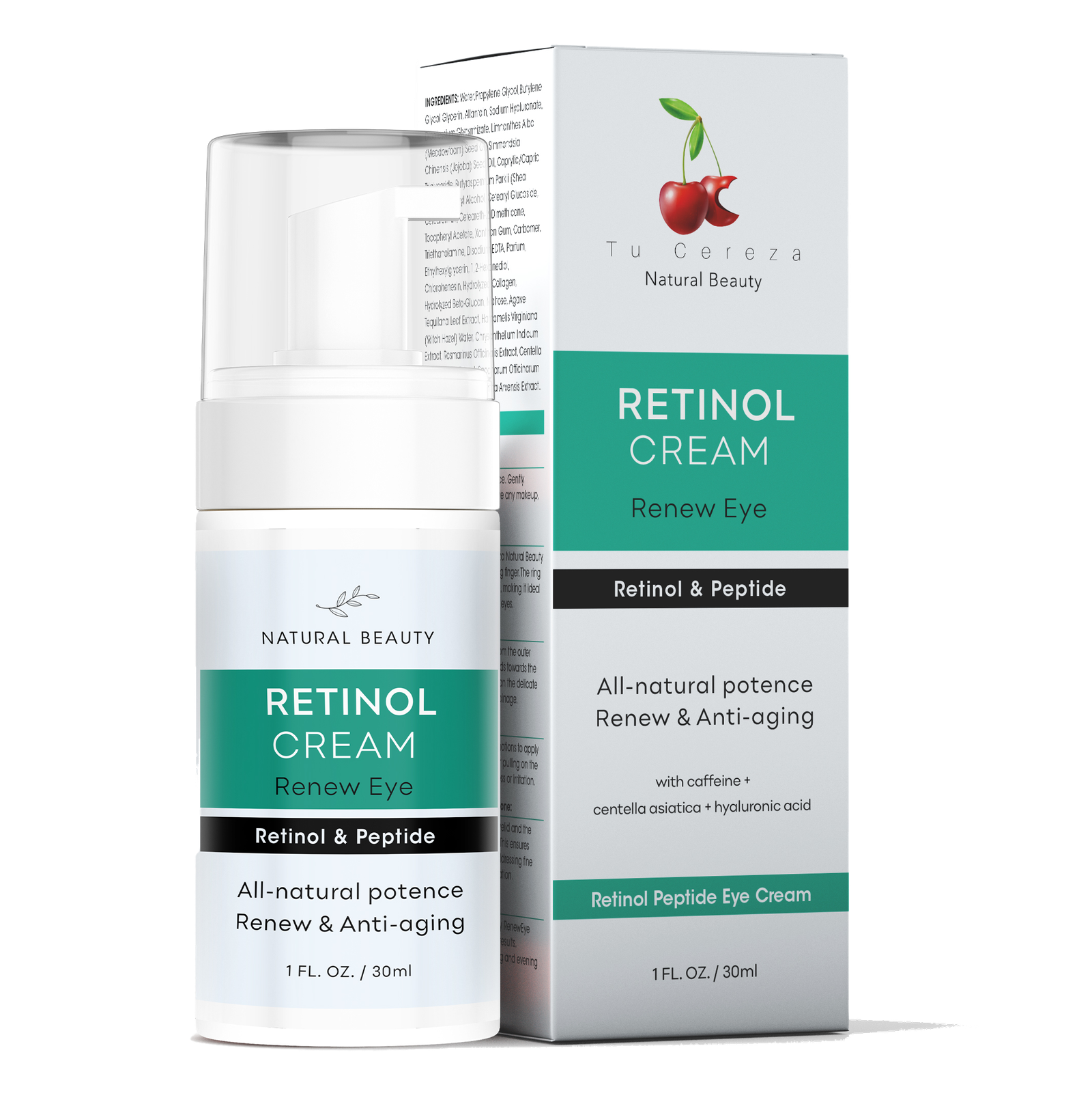 RETINOL Cream Mockup transperant