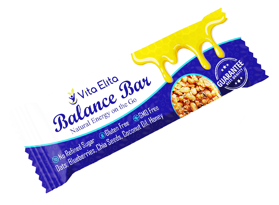 Vita Elita Balance Bar – Honning, Havre & Chia Vita Elita Balance Bar – næringsrik snack med honning, havre og chiafrø