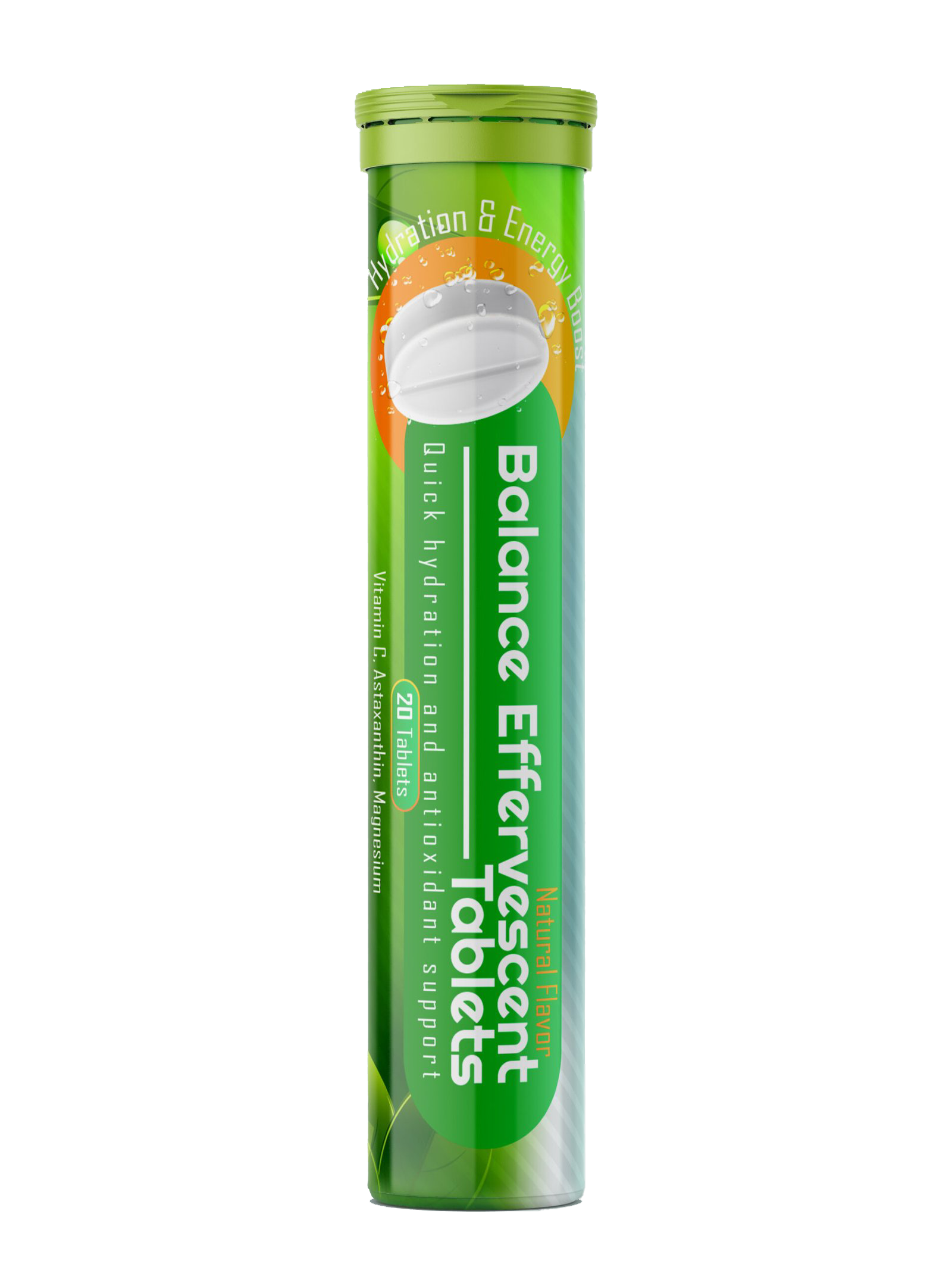 Vita Elita Effervescent Hydration Tablets Effervescent tabletter fra Vita Elita naturlig hydreringsstøtte med antioksidanter