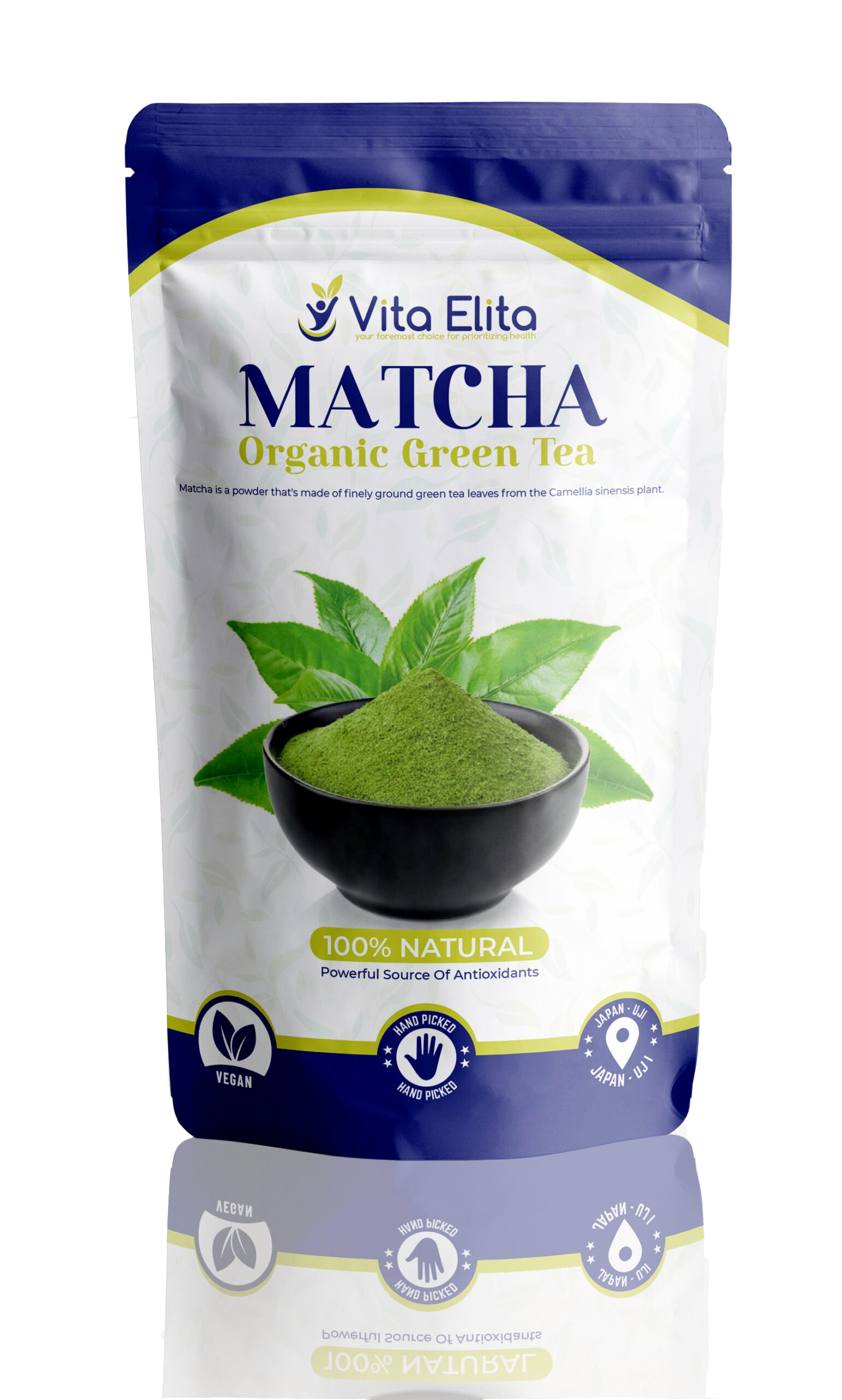 Vita Elita Matcha A+ – Organisk Grønn Te Vita Elita Matcha A+ – økologisk grønn te i premium kvalitet